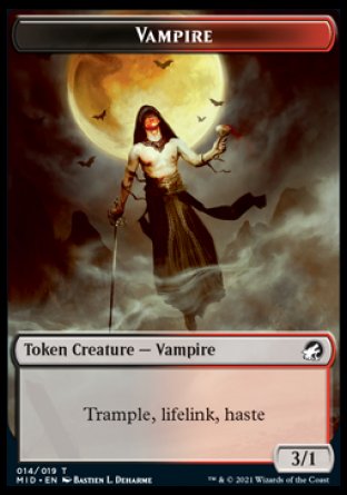 Vampire Token [Innistrad: Midnight Hunt Tokens] | Gear Gaming Fayetteville