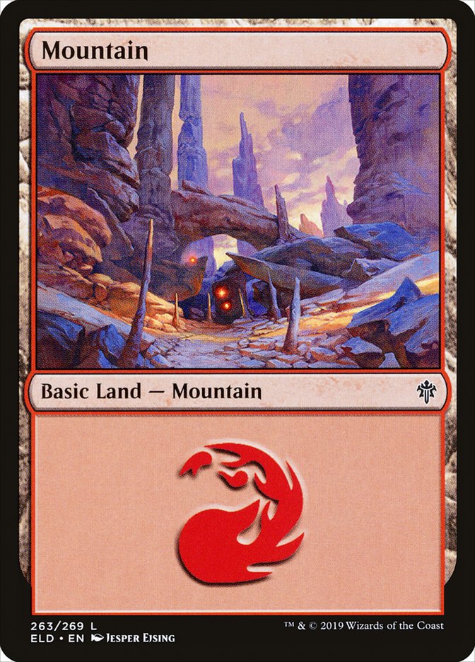 Mountain (263) [Throne of Eldraine] | Gear Gaming Fayetteville