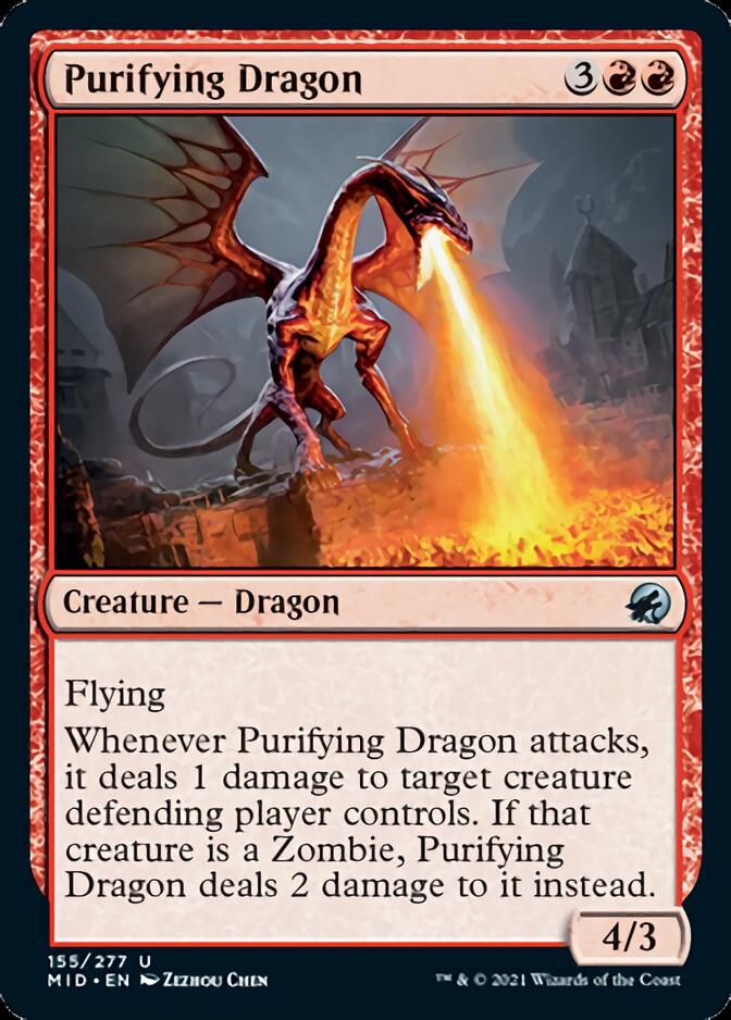 Purifying Dragon [Innistrad: Midnight Hunt] | Gear Gaming Fayetteville