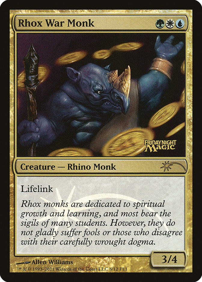 Rhox War Monk [Friday Night Magic 2011] | Gear Gaming Fayetteville