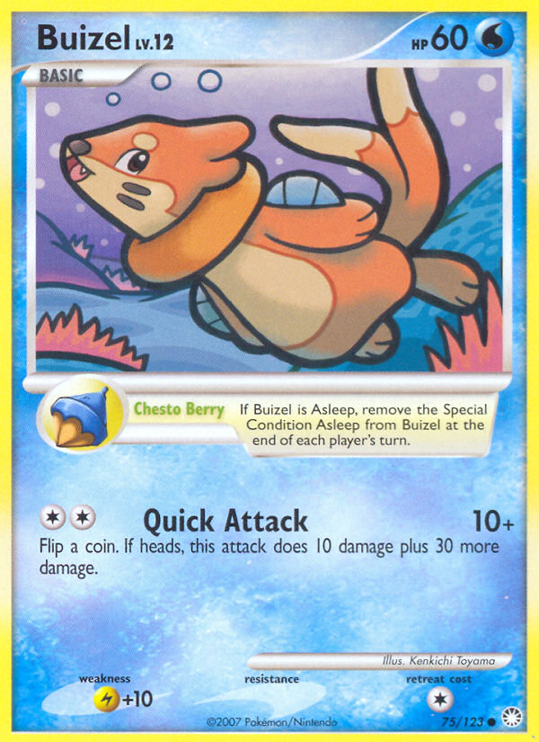 Buizel (75/123) [Diamond & Pearl: Mysterious Treasures] | Gear Gaming Fayetteville