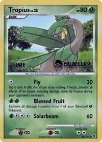 Tropius (52/111) (Staff Prerelease Promo) [Nintendo: Black Star Promos] | Gear Gaming Fayetteville