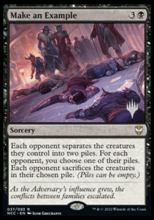 Make an Example (Promo Pack) [Streets of New Capenna Commander Promos] | Gear Gaming Fayetteville