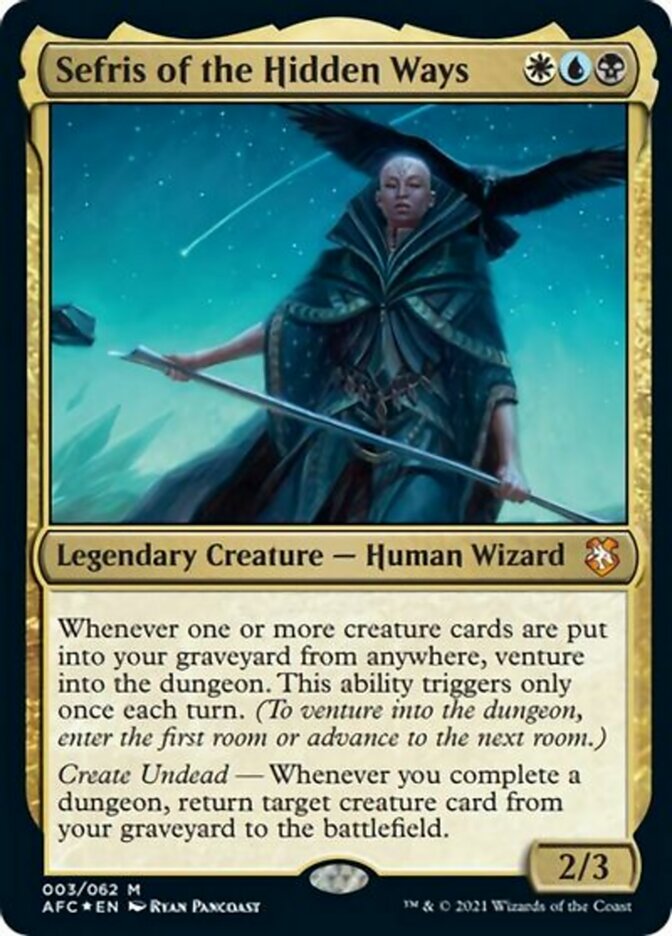 Sefris of the Hidden Ways (Display Commander) [Dungeons & Dragons: Adventures in the Forgotten Realms Commander] | Gear Gaming Fayetteville