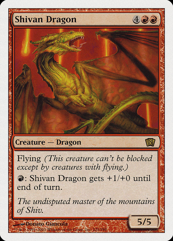 Shivan Dragon [Eighth Edition] | Gear Gaming Fayetteville