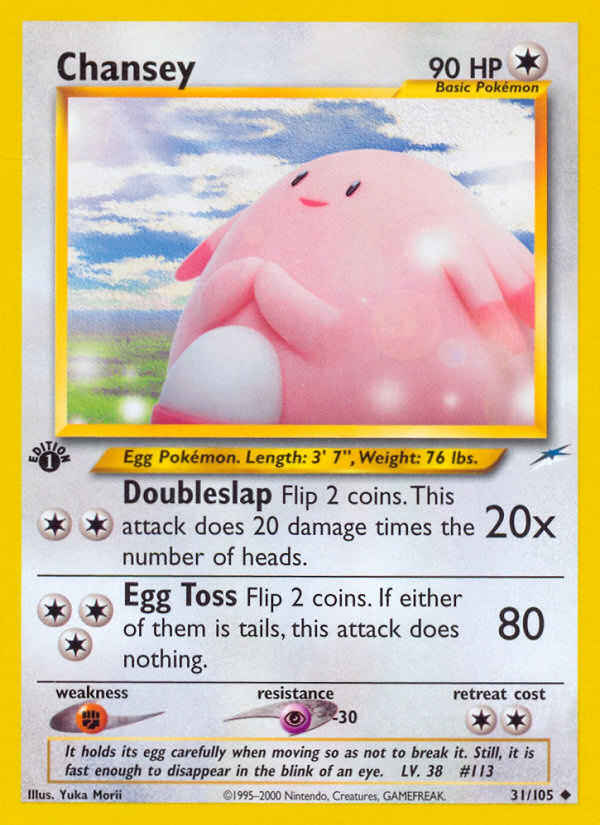 Chansey (31/105) [Neo Destiny 1st Edition] | Gear Gaming Fayetteville