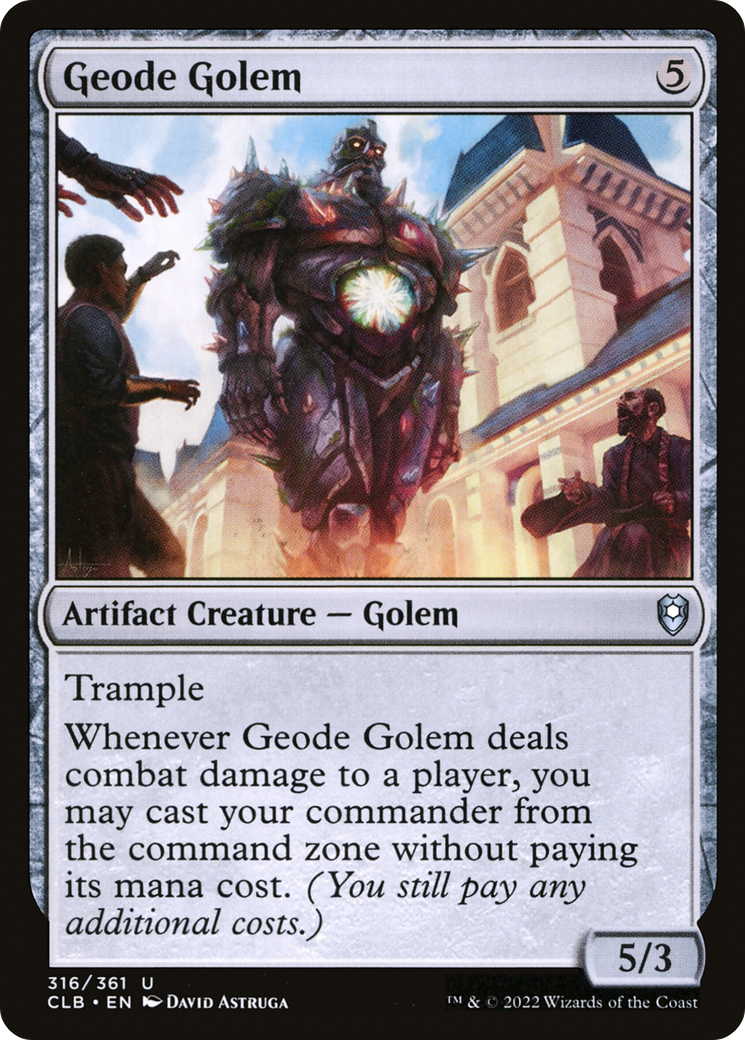 Geode Golem [Commander Legends: Battle for Baldur's Gate] | Gear Gaming Fayetteville