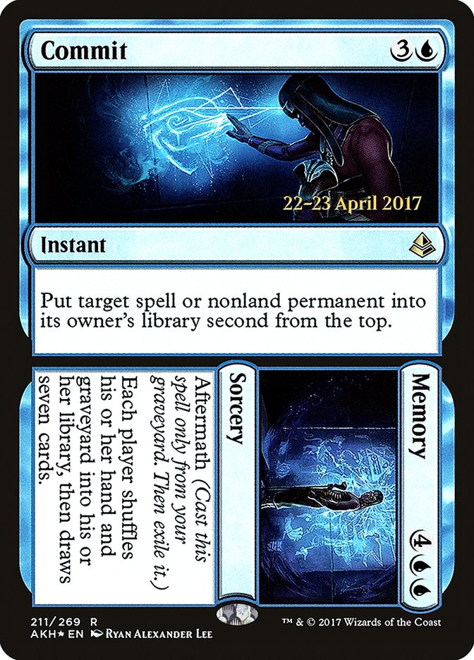 Commit // Memory [Amonkhet Prerelease Promos] | Gear Gaming Fayetteville