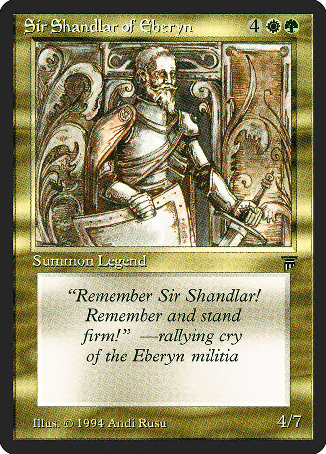 Sir Shandlar of Eberyn [Legends] | Gear Gaming Fayetteville