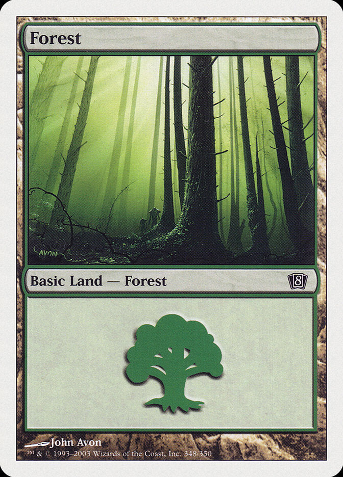 Forest (348) [Eighth Edition] | Gear Gaming Fayetteville