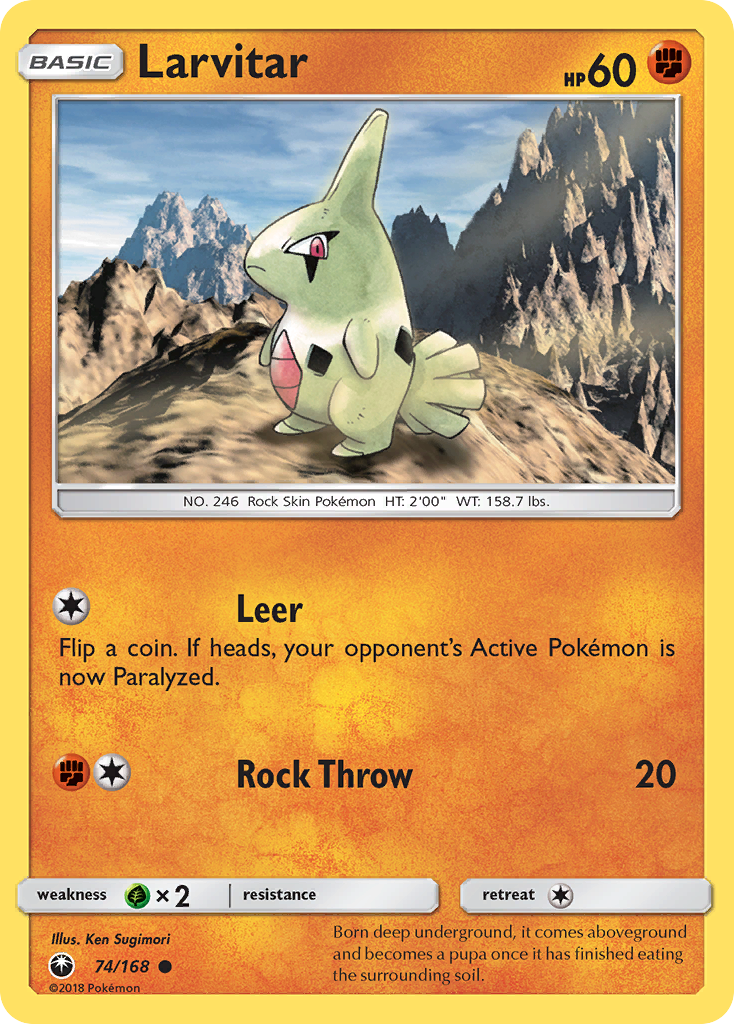 Larvitar (74/168) [Sun & Moon: Celestial Storm] | Gear Gaming Fayetteville