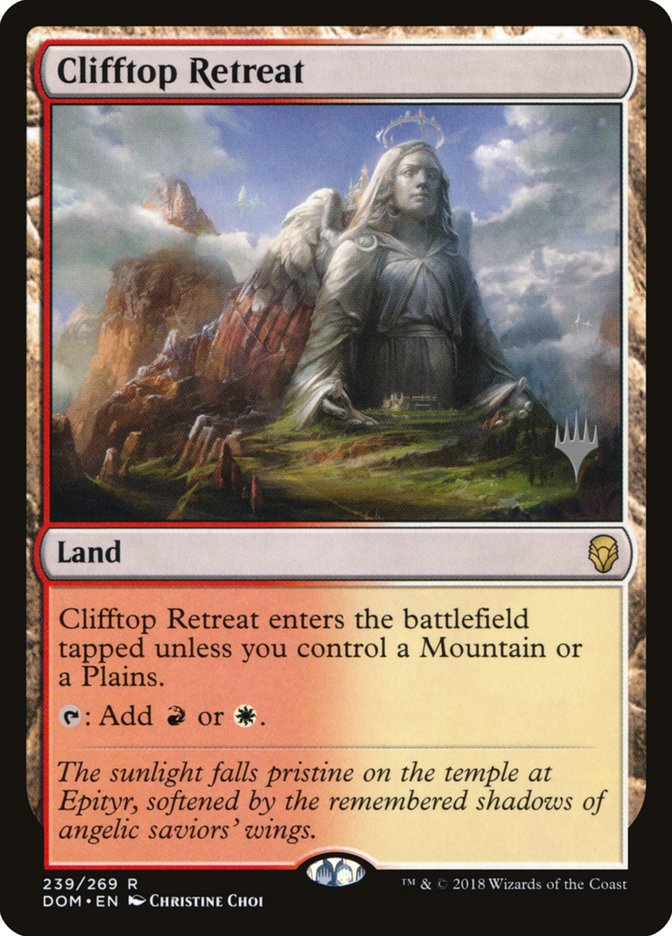 Clifftop Retreat (Promo Pack) [Dominaria Promos] | Gear Gaming Fayetteville