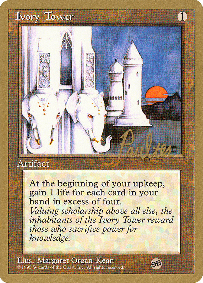 Ivory Tower (Preston Poulter) (SB) [Pro Tour Collector Set] | Gear Gaming Fayetteville