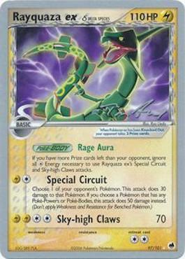 Rayquaza ex (97/101) (Delta Species) (Legendary Ascent - Tom Roos) [World Championships 2007] | Gear Gaming Fayetteville