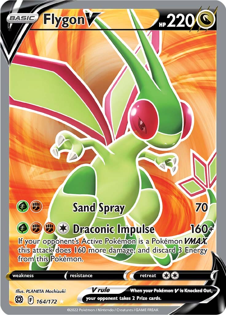 Flygon V (164/172) [Sword & Shield: Brilliant Stars] | Gear Gaming Fayetteville