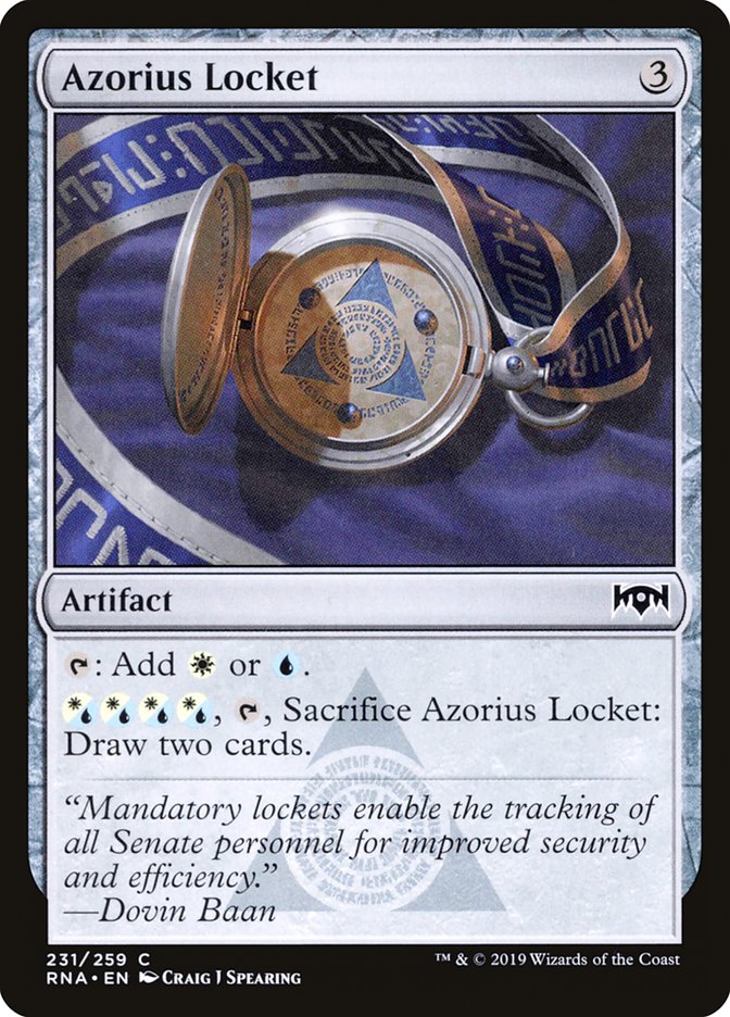 Azorius Locket [Ravnica Allegiance] | Gear Gaming Fayetteville