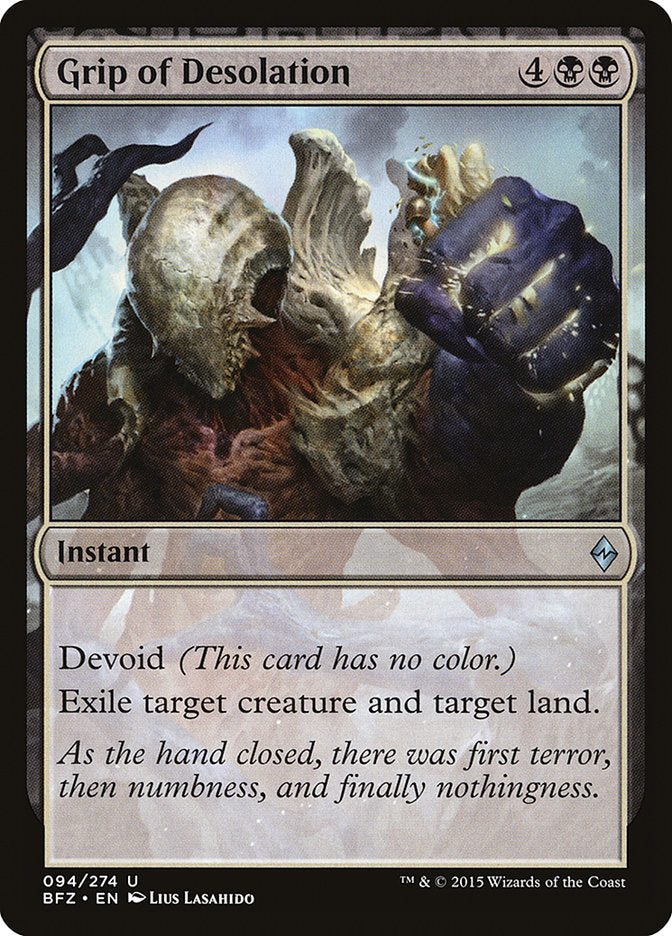Grip of Desolation [Battle for Zendikar] | Gear Gaming Fayetteville