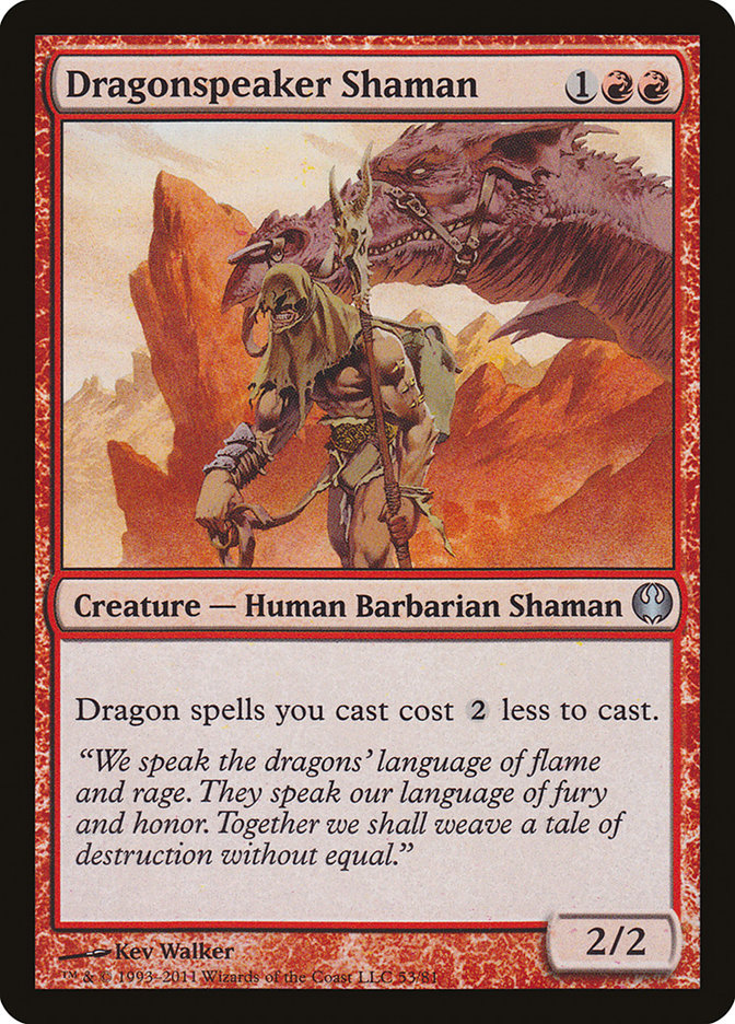 Dragonspeaker Shaman [Duel Decks: Knights vs. Dragons] | Gear Gaming Fayetteville