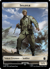 Soldier // Food (0026) Double-Sided Token [Doctor Who Tokens] | Gear Gaming Fayetteville