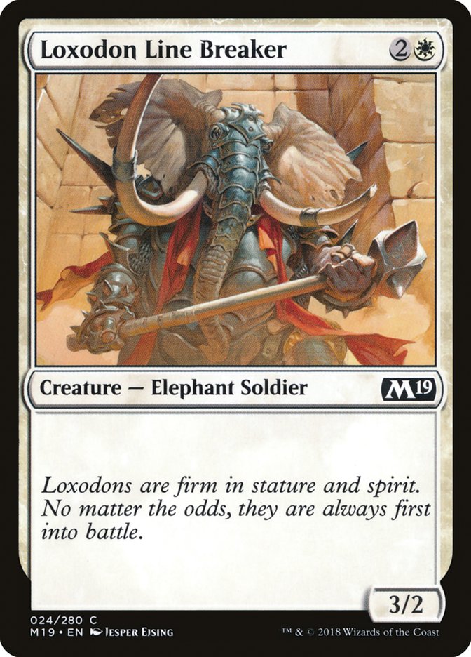 Loxodon Line Breaker [Core Set 2019] | Gear Gaming Fayetteville