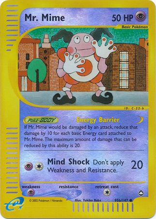 Mr Mime (95b/147) [Aquapolis] | Gear Gaming Fayetteville