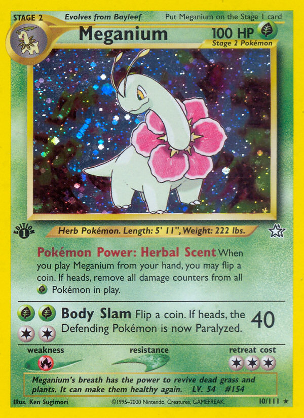 Meganium (10/111) [Neo Genesis 1st Edition] | Gear Gaming Fayetteville