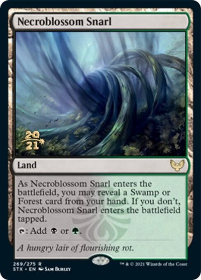 Necroblossom Snarl [Strixhaven: School of Mages Prerelease Promos] | Gear Gaming Fayetteville