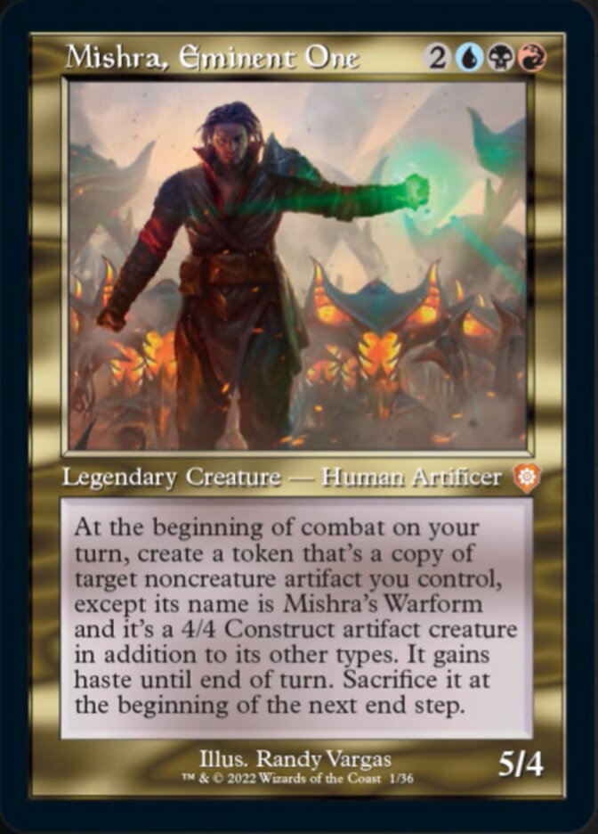 Mishra, Eminent One (001) (Retro) [The Brothers' War Commander] | Gear Gaming Fayetteville