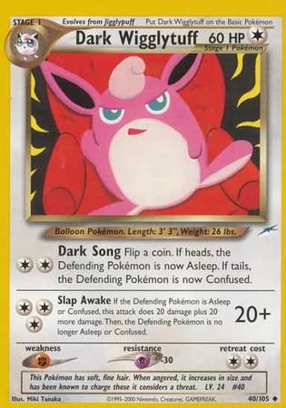 Dark Wigglytuff (40/105) [Neo Destiny Unlimited] | Gear Gaming Fayetteville