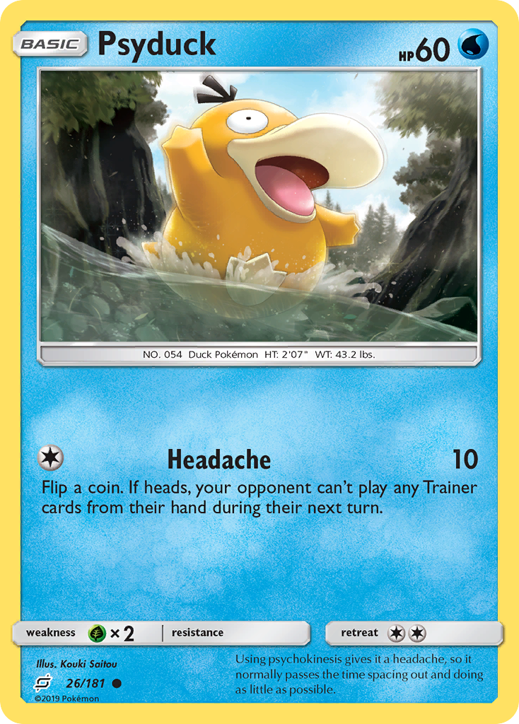 Psyduck (26/181) [Sun & Moon: Team Up] | Gear Gaming Fayetteville