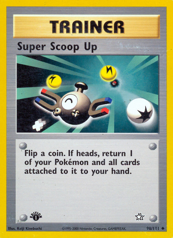 Super Scoop Up (98/111) [Neo Genesis 1st Edition] | Gear Gaming Fayetteville