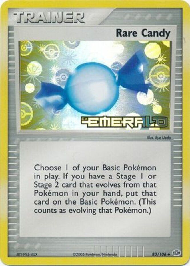 Rare Candy (83/106) (Stamped) [EX: Emerald] | Gear Gaming Fayetteville