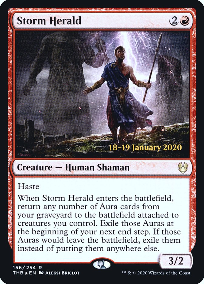 Storm Herald [Theros Beyond Death Prerelease Promos] | Gear Gaming Fayetteville