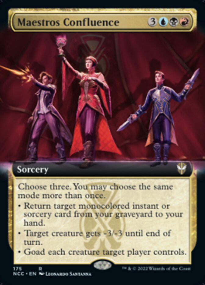 Maestros Confluence (Extended Art) [Streets of New Capenna Commander] | Gear Gaming Fayetteville