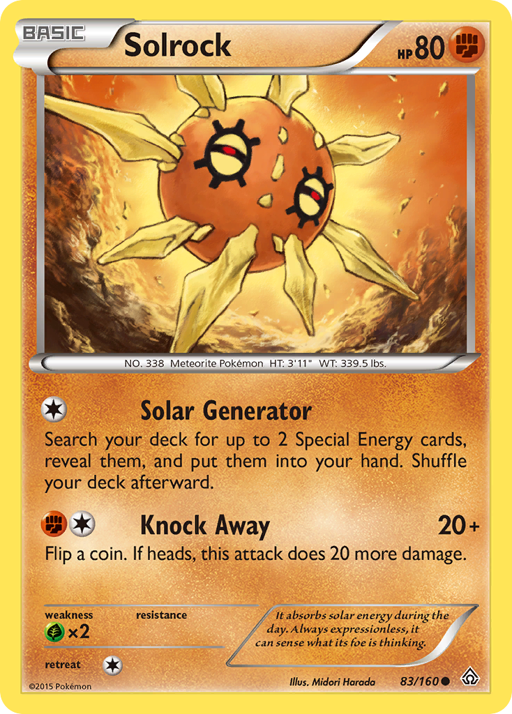 Solrock (83/160) [XY: Primal Clash] | Gear Gaming Fayetteville