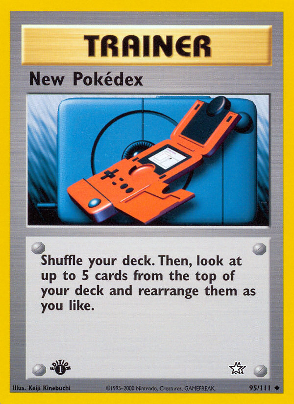 New Pokedex (95/111) [Neo Genesis 1st Edition] | Gear Gaming Fayetteville