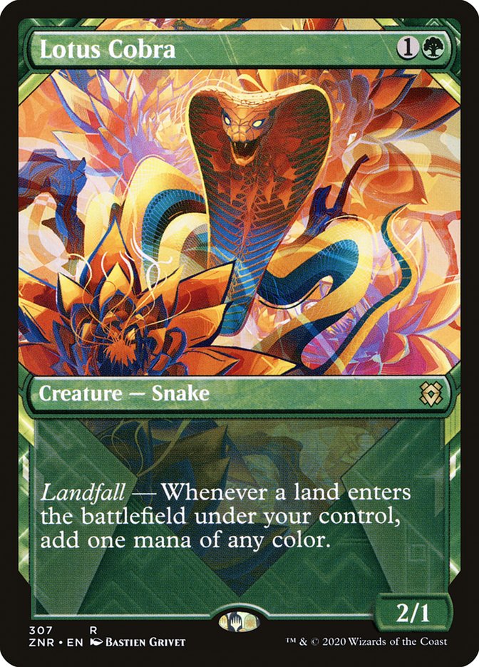 Lotus Cobra (Showcase) [Zendikar Rising] | Gear Gaming Fayetteville