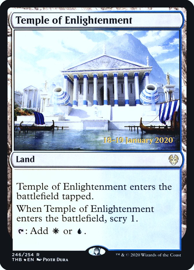 Temple of Enlightenment [Theros Beyond Death Prerelease Promos] | Gear Gaming Fayetteville