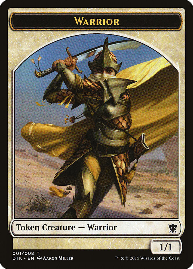 Warrior Token [Dragons of Tarkir Tokens] | Gear Gaming Fayetteville