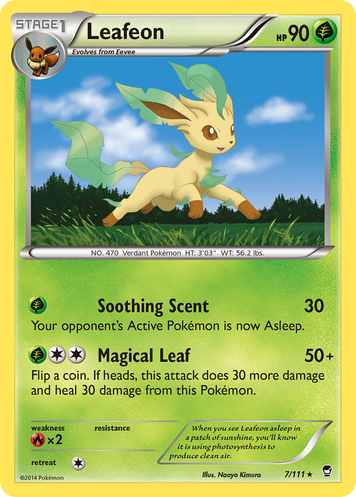 Leafeon (7/111) [XY: Furious Fists] | Gear Gaming Fayetteville