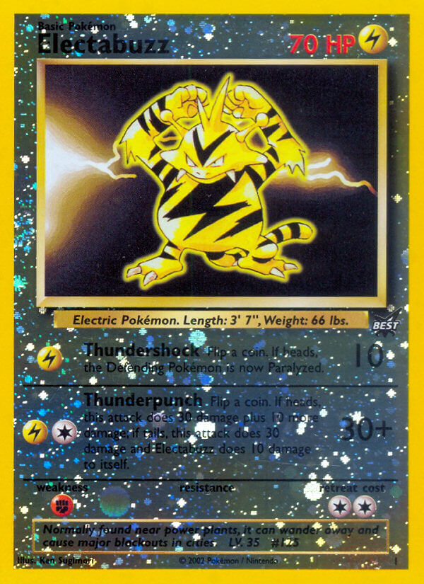 Electabuzz (1) [Best of Promos] | Gear Gaming Fayetteville