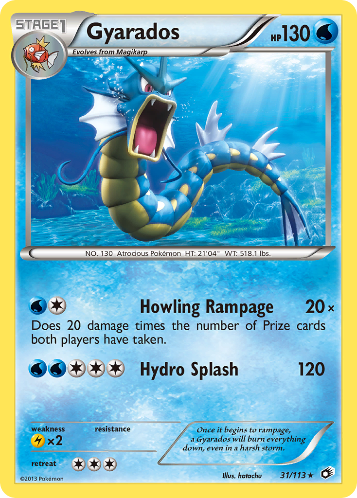 Gyarados (31/113) [Black & White: Legendary Treasures] | Gear Gaming Fayetteville