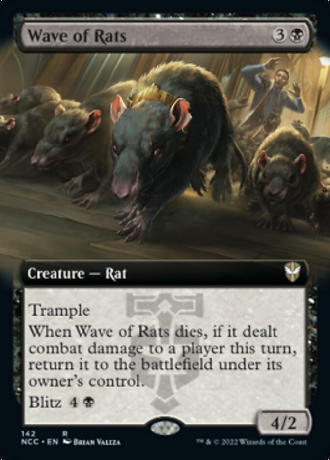 Wave of Rats (Extended Art) [Streets of New Capenna Commander] | Gear Gaming Fayetteville