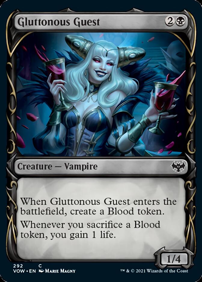 Gluttonous Guest (Showcase Fang Frame) [Innistrad: Crimson Vow] | Gear Gaming Fayetteville