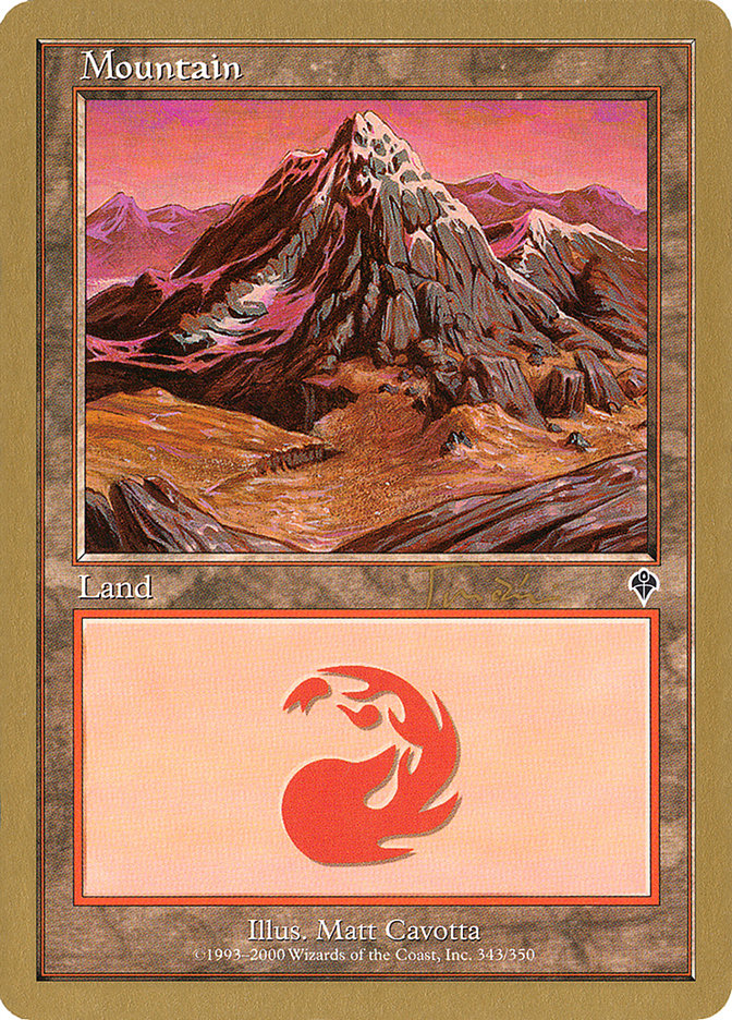 Mountain (jt343a) (Jan Tomcani) (INV) [World Championship Decks 2001] | Gear Gaming Fayetteville