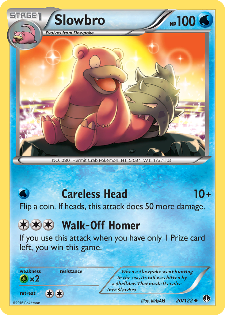 Slowbro (20/122) [XY: BREAKpoint] | Gear Gaming Fayetteville