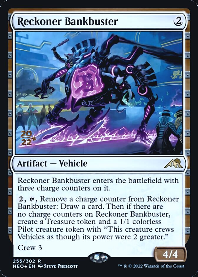 Reckoner Bankbuster [Kamigawa: Neon Dynasty Prerelease Promos] | Gear Gaming Fayetteville