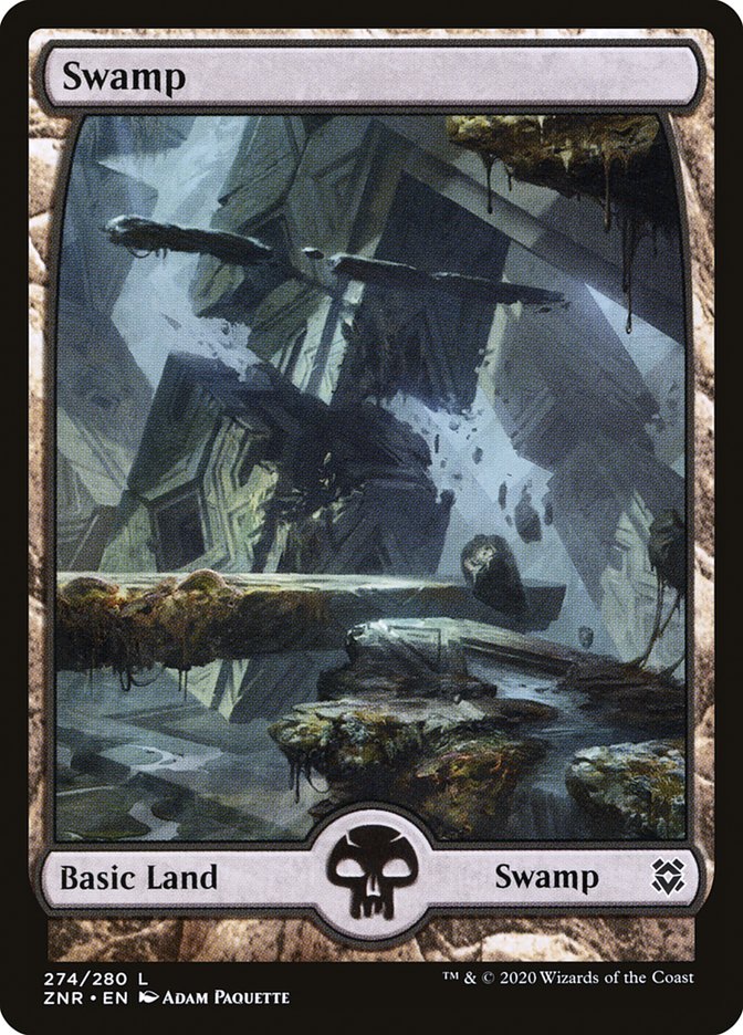 Swamp (274) [Zendikar Rising] | Gear Gaming Fayetteville