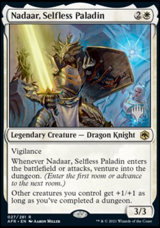 Nadaar, Selfless Paladin (Promo Pack) [Dungeons & Dragons: Adventures in the Forgotten Realms Promos] | Gear Gaming Fayetteville