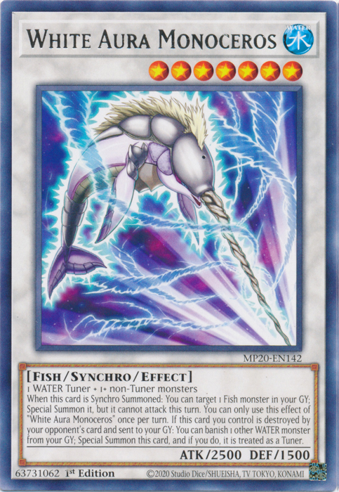 White Aura Monoceros [MP20-EN142] Rare | Gear Gaming Fayetteville